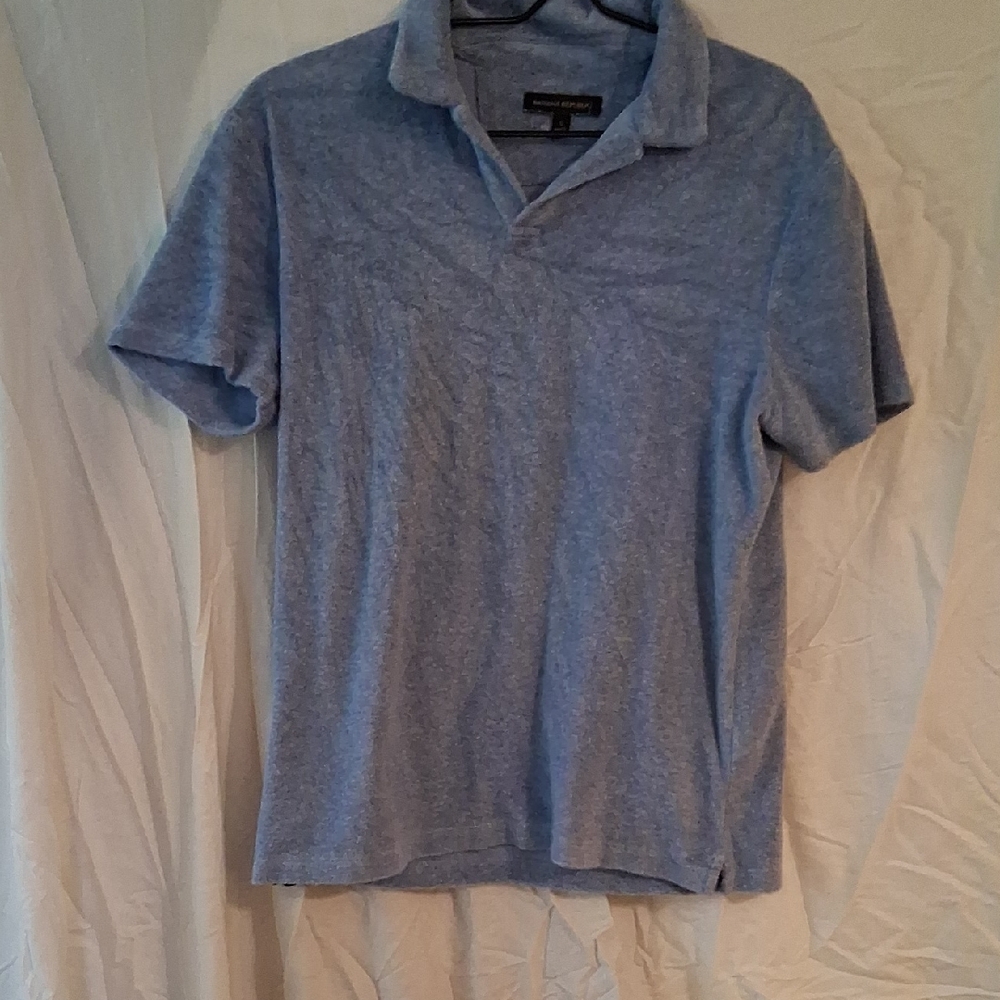 Banana Republic Light Blue Polo Shirt